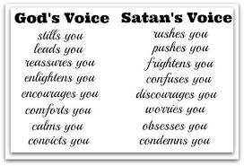 satans voice vs gods voice