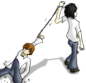 death_note__dragging_light_by_tanteisakana